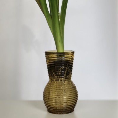 Wazon miodowy Pierścienie Huta Prądniczanka 14cm