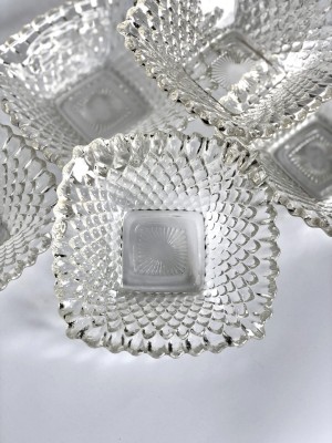 Miseczka szklana kwadratowa 12x12cm