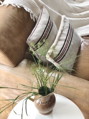 Poduszka z frędzlami „Wsi przytulna” 30x50cm