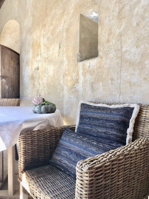 Poduszka Sahara Night z frędzlami 45x45cm