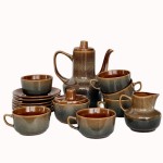 Serwis „Agat”, porcelit Mirostowice, proj. A. Sadulski, lata 60.