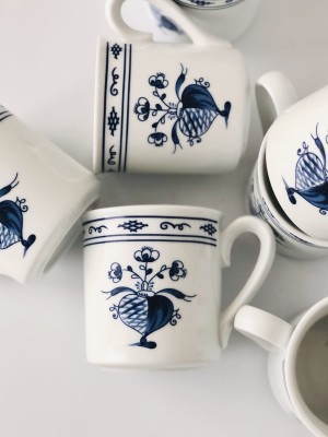 Kubek Jäger w kobaltowe zdobienia, 250 ml, Niemcy