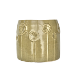 Wazon ceramiczny Fluffy Green 14 cm