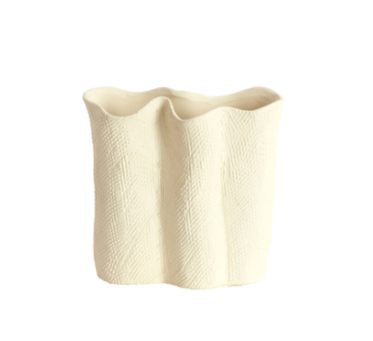 Wazon Flovilla kremowa ceramika 18 cm