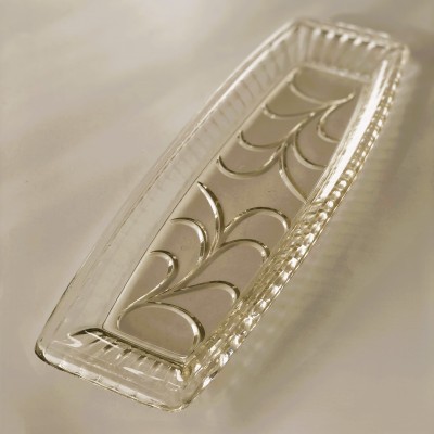 Patera szklana Huta Ząbkowice