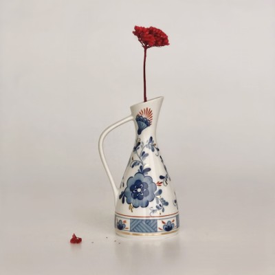 Wazon Volkstedt Turyngia Echt Kobalt 14 cm