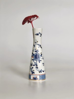 Wazon Volkstedt Turyngia Echt Kobalt 16 cm