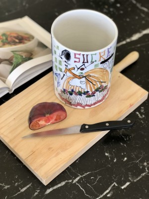 Ceramiczny pojemni kuchenny "Sucre" - projekt Melvia Sharps dla Quadrifoglio 