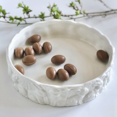 Miska ceramiczna - relief króliki, Clayre & Eef