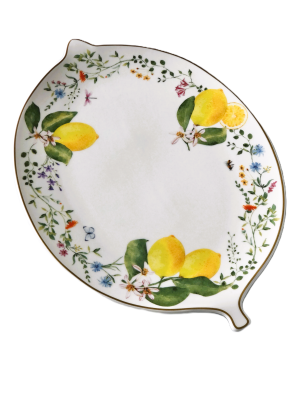 Patera porcelanowa "Fleurs et Citrons"- Easy Life