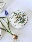 Puzderko, pojemnik  - porcelana Villeroy & Boch seria Botanica "Chrysanthemum parthenium" 