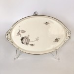 Patera porcelanowa Black Rose Kjobenhavns Porcellains Maleri.